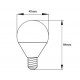 LED žiarovka WM 812-E14 G45 10 SMD 2835 GLOBE 4W